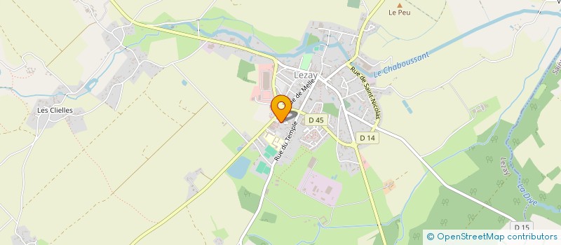 localisation de l'entreprise MONSIEUR DIDIER BARICAULT  LEZAY