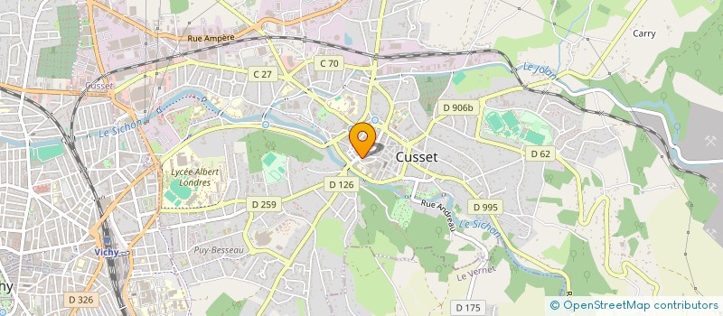 localisation de l'entreprise MONSIEUR DIDIER BARIL à CUSSET
