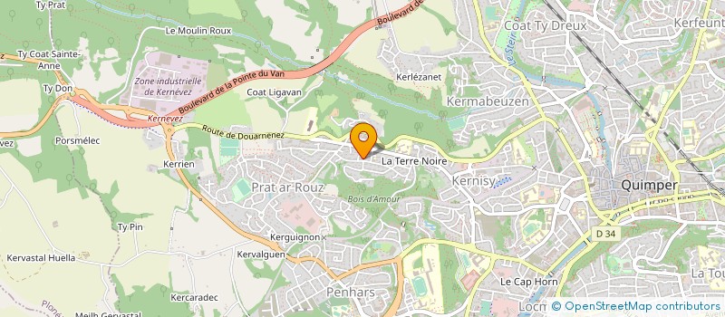 localisation de l'entreprise MONSIEUR DIDIER BARIS à QUIMPER