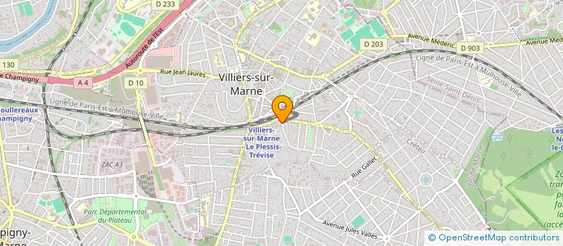 localisation de l'entreprise MONSIEUR DIDIER BARLERIN à VILLIERS-SUR-MARNE