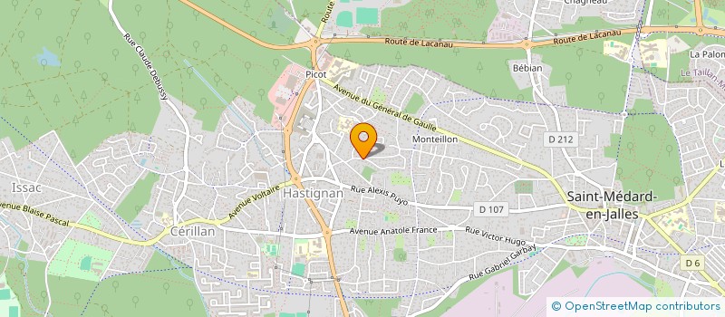 localisation de l'entreprise MONSIEUR DIDIER BARONNET  SAINT-AUBIN-DE-MEDOC