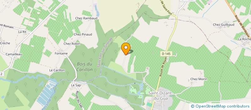 localisation de l'entreprise MONSIEUR DIDIER BAROT  SAINT-DIZANT-DU-GUA