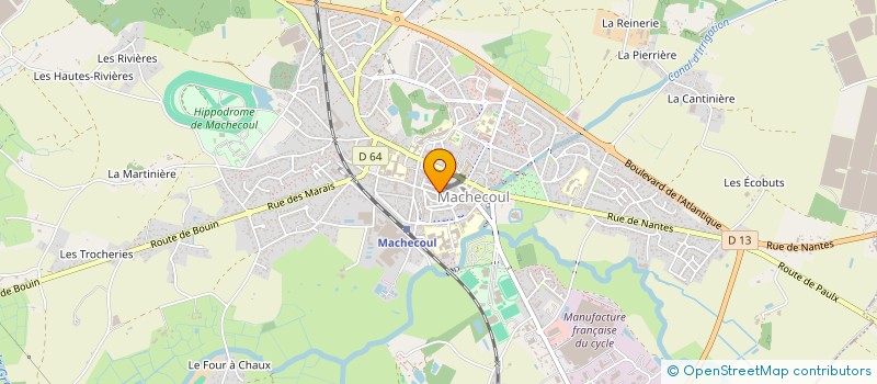 localisation de l'entreprise MONSIEUR DIDIER BARRE à MACHECOUL-SAINT-MEME