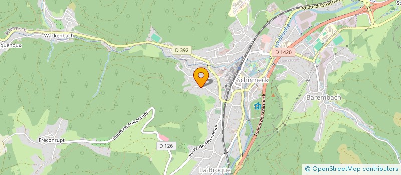 localisation de l'entreprise MONSIEUR DIDIER BARRET  LA BROQUE