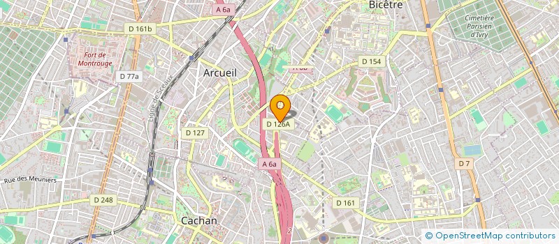 localisation de l'entreprise MONSIEUR DIDIER BARROS  ARCUEIL