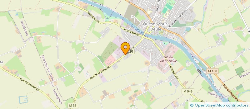 localisation de l'entreprise MONSIEUR DIDIER BATAILLE à QUESNOY-SUR-DEULE