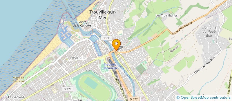 localisation de l'entreprise MONSIEUR DIDIER BATAILLE à TROUVILLE-SUR-MER