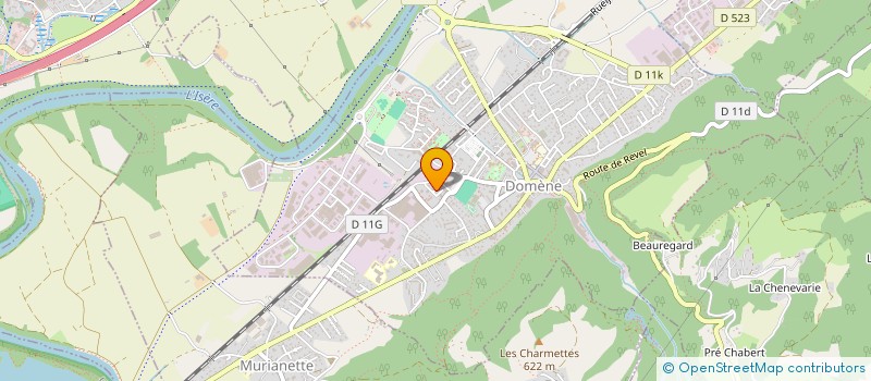 localisation de l'entreprise MONSIEUR DIDIER BATTARD  DOMENE