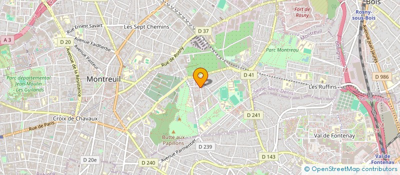 localisation de l'entreprise MONSIEUR DIDIER BAYONNE à MONTREUIL