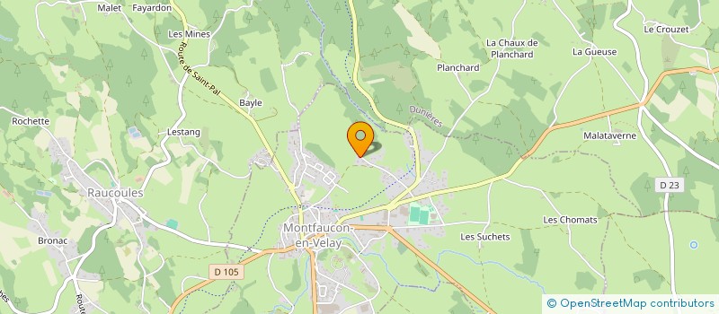 localisation de l'entreprise MONSIEUR DIDIER BEAL à MONTFAUCON-EN-VELAY