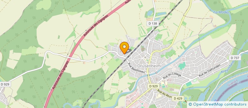 localisation de l'entreprise MONSIEUR DIDIER BEAUCAMPS  DRUSENHEIM