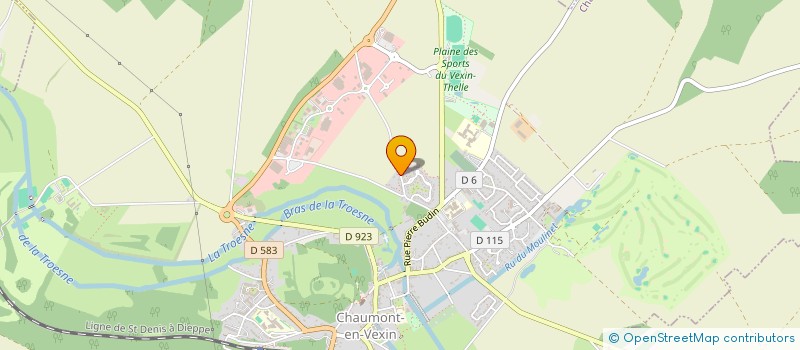 localisation de l'entreprise MONSIEUR DIDIER BEAUFILS  CHAUMONT-EN-VEXIN