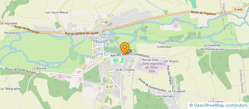 localisation de l'entreprise MONSIEUR DIDIER BEAUGER à CHATEAU-RENARD