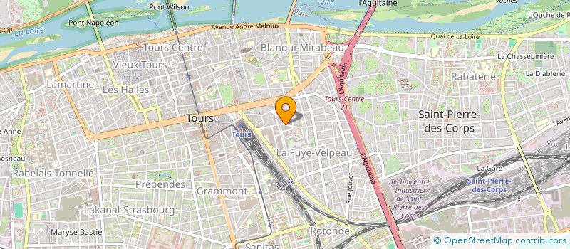 localisation de l'entreprise MONSIEUR DIDIER BEAUSSIER  TOURS