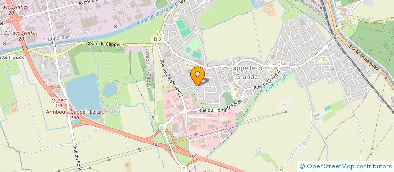 localisation de l'entreprise MONSIEUR DIDIER BEAUSSIRE  CAPPELLE-LA-GRANDE