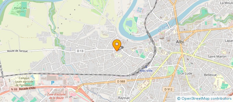 localisation de l'entreprise MONSIEUR DIDIER BEC à ALBI