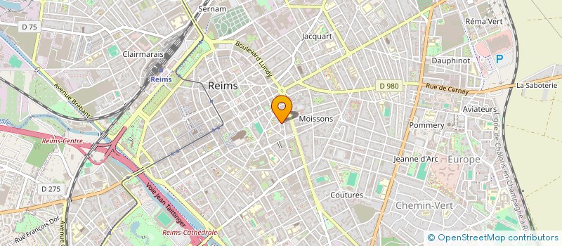 localisation de l'entreprise MONSIEUR DIDIER BEGON  REIMS