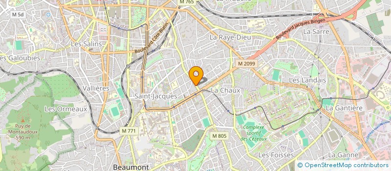 localisation de l'entreprise MONSIEUR DIDIER BELDON  CLERMONT-FERRAND