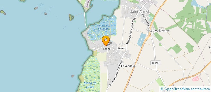 localisation de l'entreprise MONSIEUR DIDIER BELLAICHE-DELOURME  SAINT-ARMEL