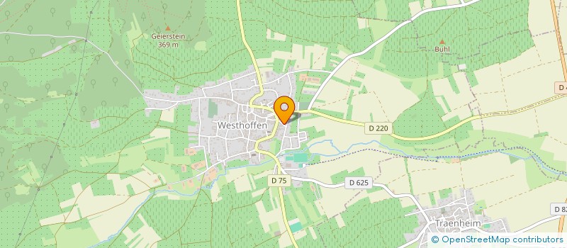 localisation de l'entreprise MONSIEUR DIDIER BELLANGER  WESTHOFFEN