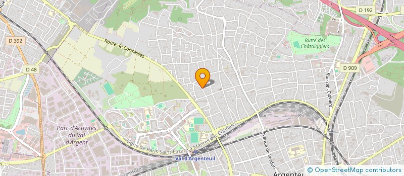 localisation de l'entreprise MONSIEUR DIDIER BELLO  ARGENTEUIL