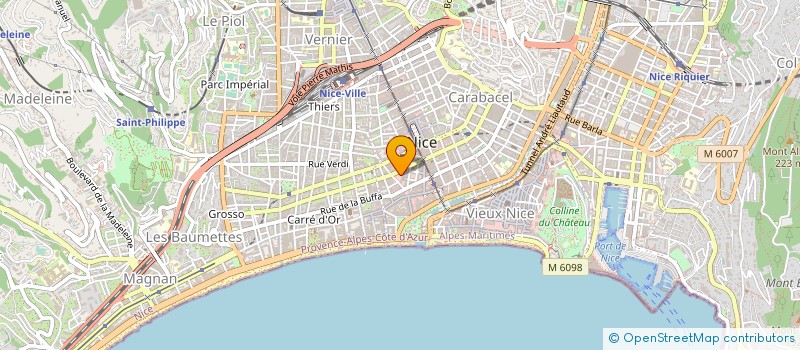 localisation de l'entreprise MONSIEUR DIDIER BELLOTTO à NICE