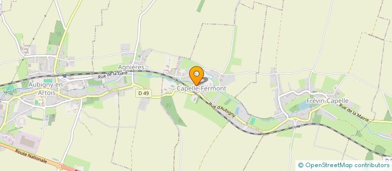 localisation de l'entreprise MONSIEUR DIDIER BELLOY  CAPELLE-FERMONT