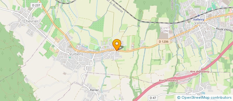 localisation de l'entreprise MONSIEUR DIDIER BENOIT  VULBENS