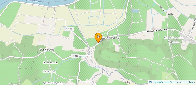 localisation de l'entreprise MONSIEUR DIDIER BERALDO  SAINTE-FLORENCE