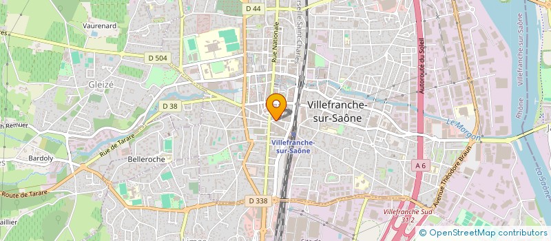 localisation de l'entreprise MONSIEUR DIDIER BERERD  VILLEFRANCHE-SUR-SAONE