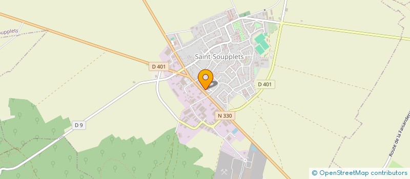 localisation de l'entreprise MONSIEUR DIDIER BERGEON à SAINT-SOUPPLETS