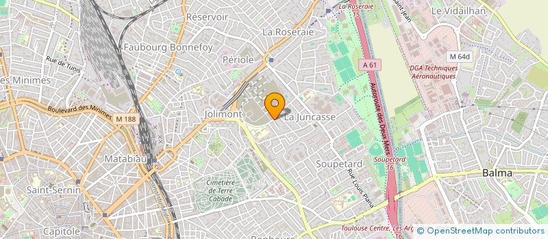 localisation de l'entreprise MONSIEUR DIDIER BERGEOT à TOULOUSE