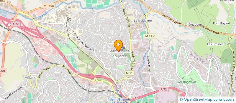 localisation de l'entreprise MONSIEUR DIDIER BERGER  SAINT-PRIEST-EN-JAREZ