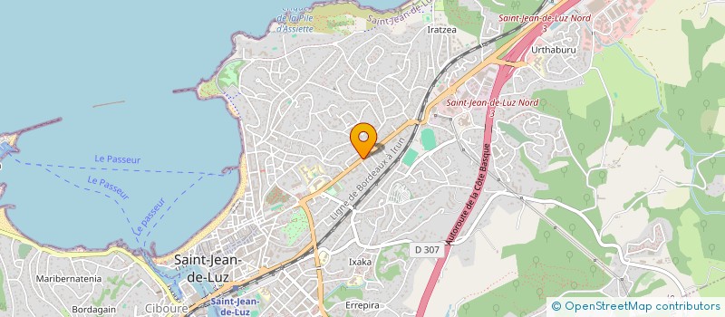 localisation de l'entreprise MONSIEUR DIDIER BERNADET à SAINT-JEAN-DE-LUZ