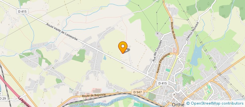 localisation de l'entreprise MONSIEUR DIDIER BERNADICOU  ORTHEZ