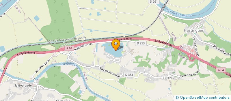 localisation de l'entreprise MONSIEUR DIDIER BERNARD  SAMES