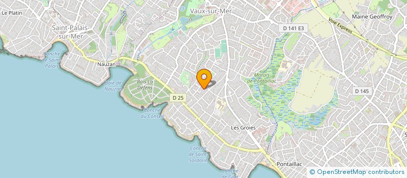 localisation de l'entreprise MONSIEUR DIDIER BERNARDET  VAUX-SUR-MER