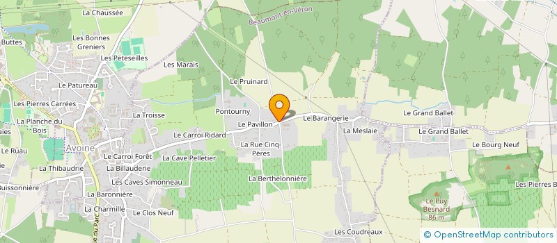 localisation de l'entreprise MONSIEUR DIDIER BERTAULT  BEAUMONT-EN-VERON