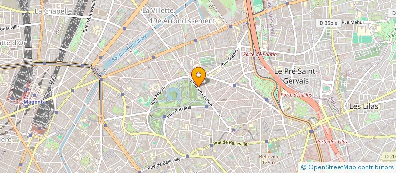 localisation de l'entreprise MONSIEUR DIDIER BERTHEBAUD  PARIS