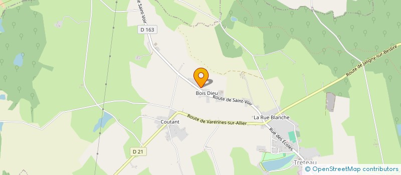 localisation de l'entreprise MONSIEUR DIDIER BERTRAN à TRETEAU