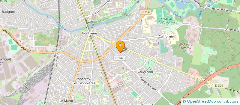 localisation de l'entreprise MONSIEUR DIDIER BESNARD à LE MANS