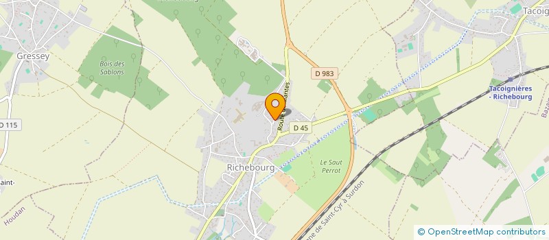 localisation de l'entreprise MONSIEUR DIDIER BESSAGUET  RICHEBOURG