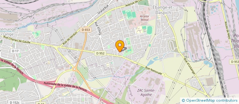 localisation de l'entreprise MONSIEUR DIDIER BETTINGER  FLORANGE