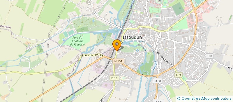 localisation de l'entreprise MONSIEUR DIDIER BIAUNIER à ISSOUDUN