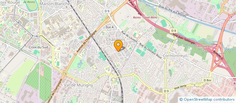 localisation de l'entreprise MONSIEUR DIDIER BIDON  REIMS