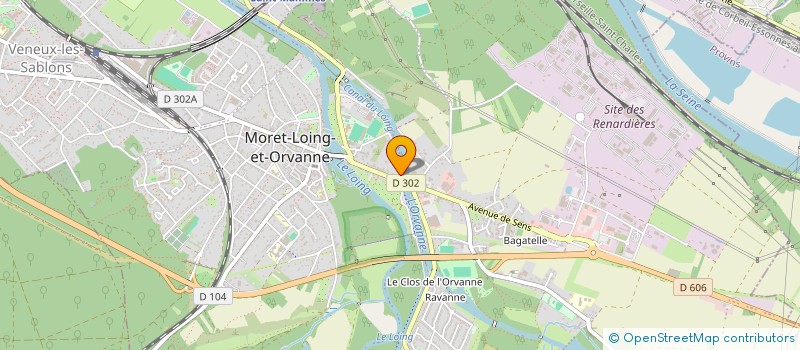 localisation de l'entreprise MONSIEUR DIDIER BIGAND  MORET-LOING-ET-ORVANNE