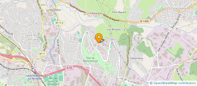 localisation de l'entreprise MONSIEUR DIDIER BILA  SAINT-ETIENNE