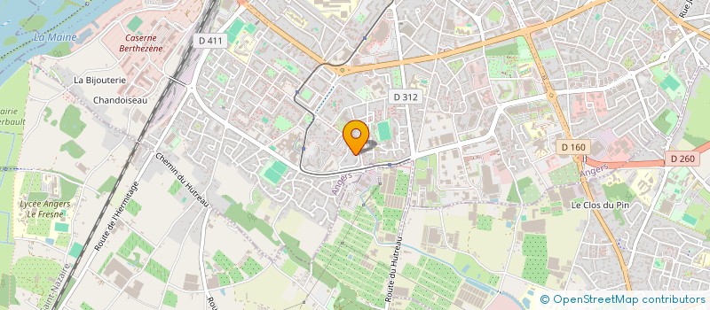 localisation de l'entreprise MONSIEUR DIDIER BINENI NDONDET à ANGERS