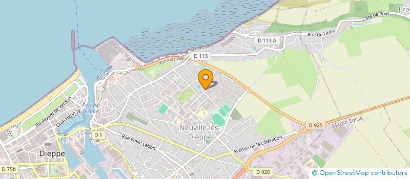 localisation de l'entreprise MONSIEUR DIDIER BISSON à DIEPPE