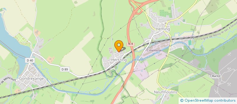 localisation de l'entreprise MONSIEUR DIDIER BITSCH  HERTZING